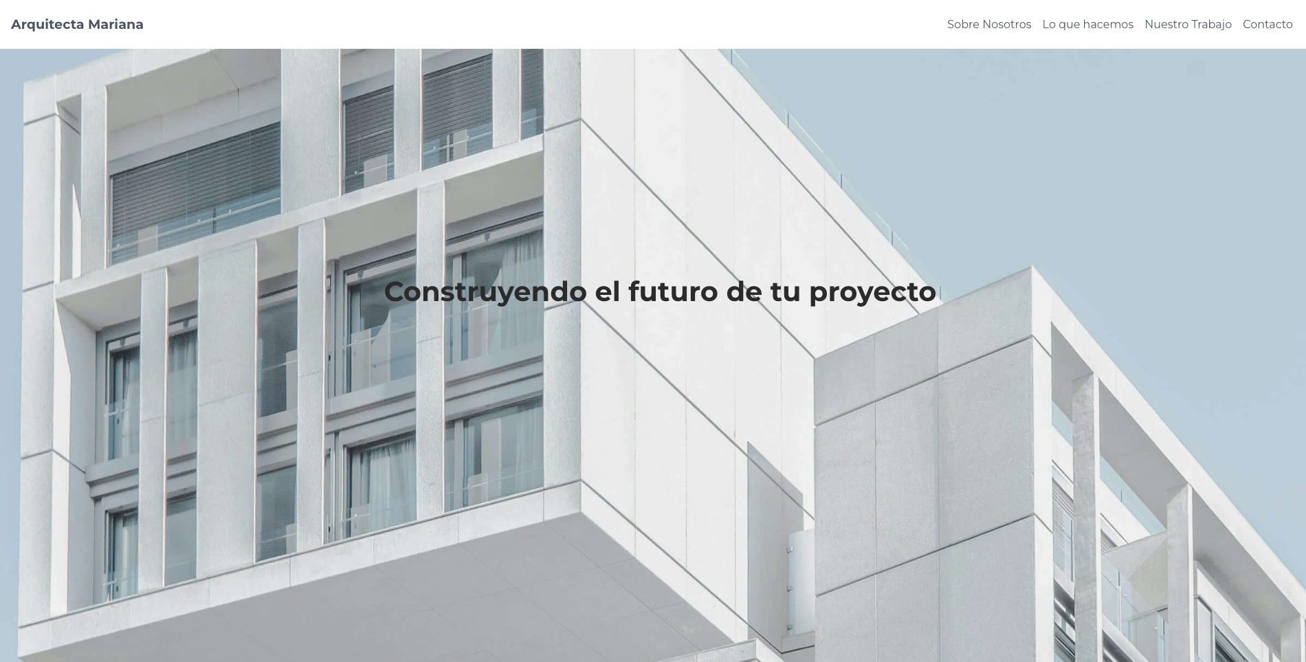 Architecture Website